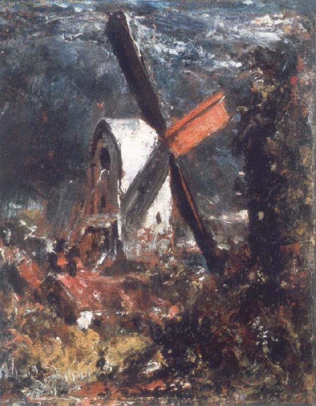 John Constable A windmill near Brighton